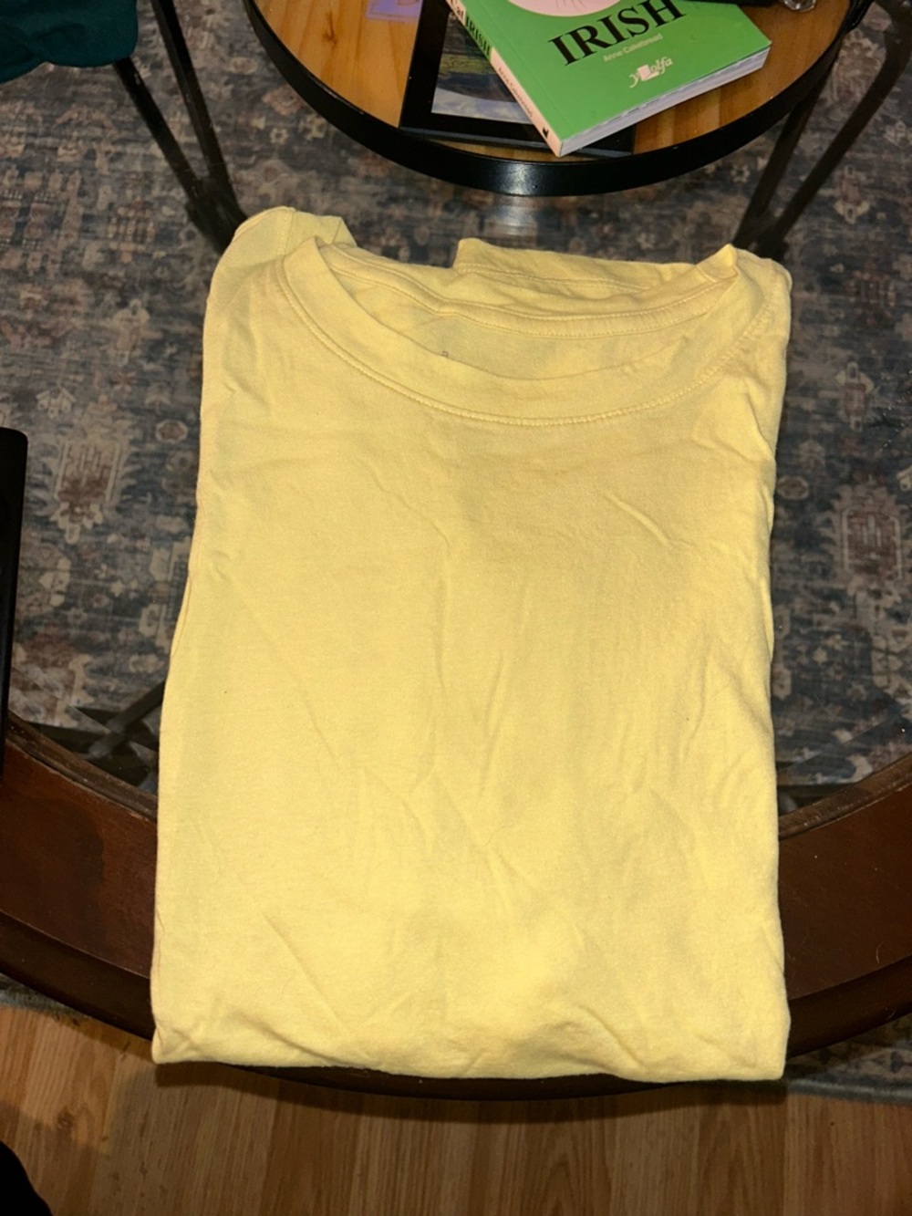 LAST CHANCE “A new day” Sunlit Yellow Crew Neck Tee